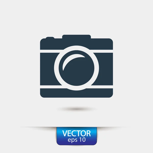 Camera pictogram illustratie — Stockvector