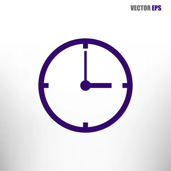 Idő ikont ábrán — Stock Vector