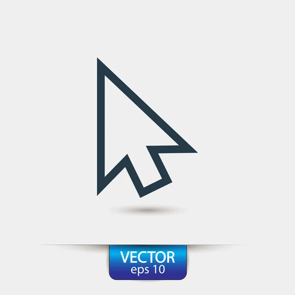 Cursor-Symbol-Illustration. — Stockvektor