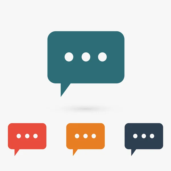 Speech bubble icon — Stock Vector