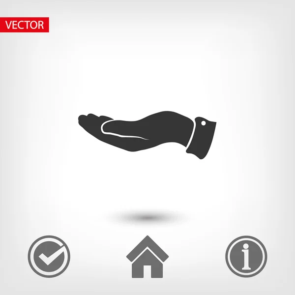 Hand ikon design — Stock vektor