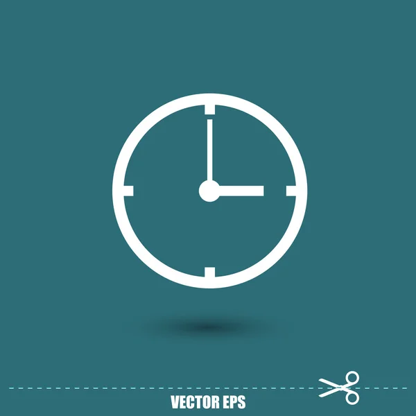 Idő ikont ábrán — Stock Vector