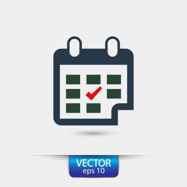 Takvim simge tasarlamak.