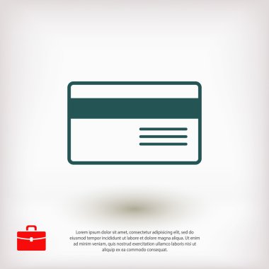 banka kredi kartı simgesi