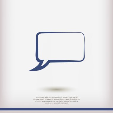 konuşma balonu simgesi