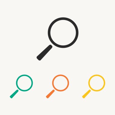 Arama düz tasarım simgesi