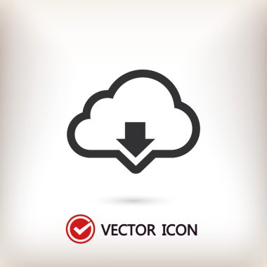 bulut indirme simgesi