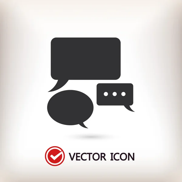 Icono de burbujas de voz — Vector de stock