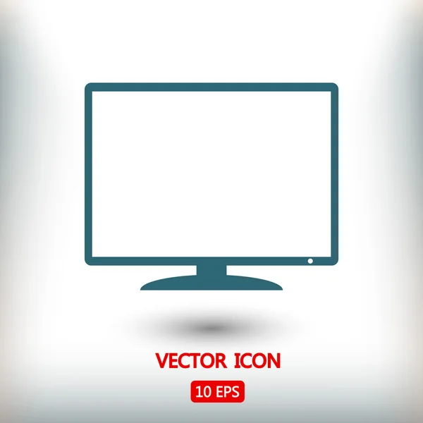 Monitora icona illustrazione . — Vettoriale Stock