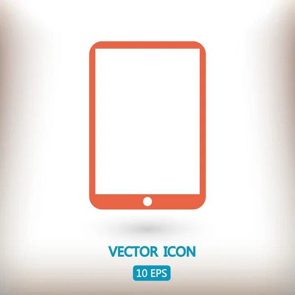 Tableta digital moderna icono de PC — Vector de stock