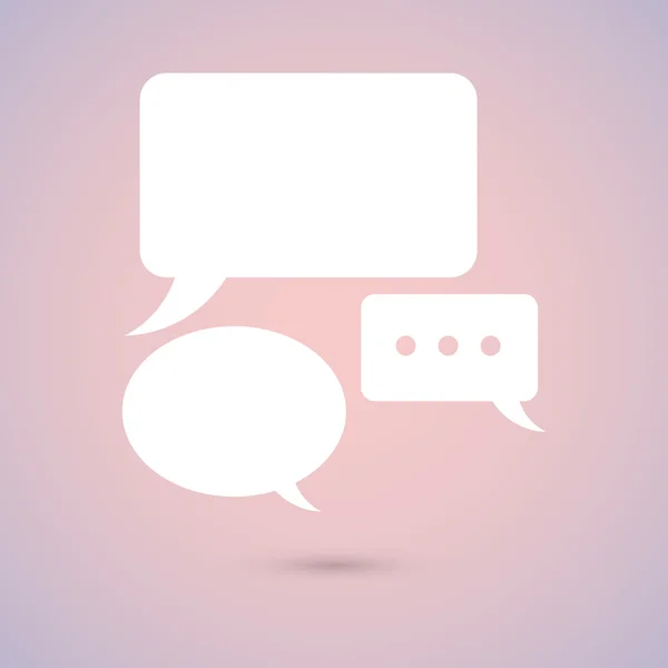 Speech bubbles icon — Stock Vector