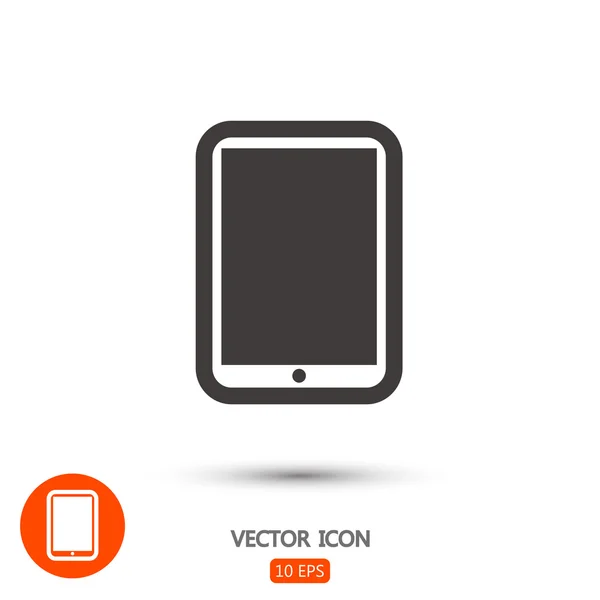 Pictogram van moderne digitale tablet pc — Stockvector