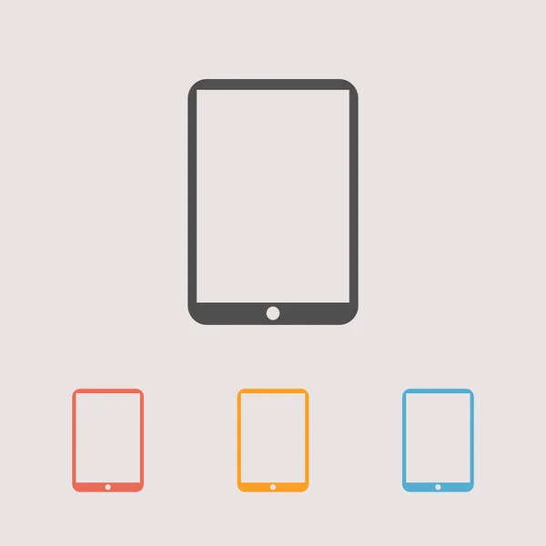 Modern dijital tablet pc simgesi — Stok Vektör