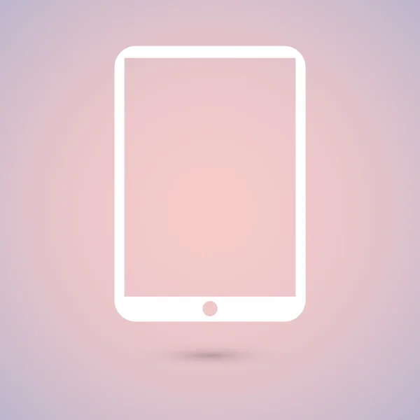 Pictogram van moderne digitale tablet pc — Stockvector