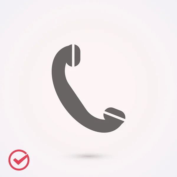 Telefon, flaches Symbol — Stockvektor