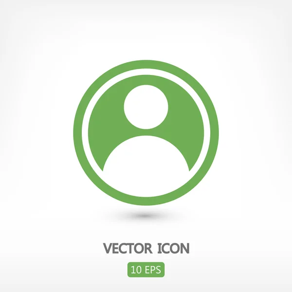 Platt design användaren ikonen — Stock vektor