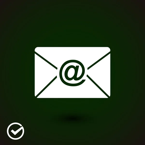 Envelope ícone de correio —  Vetores de Stock