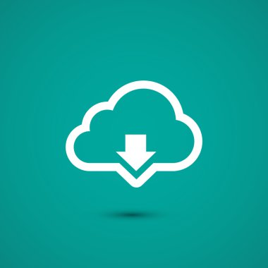 bulut indirme simgesi