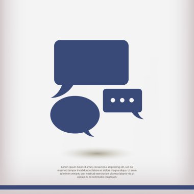 konuşma balonları simgesi