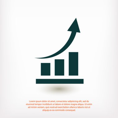 Grafik düz tasarım simgesi