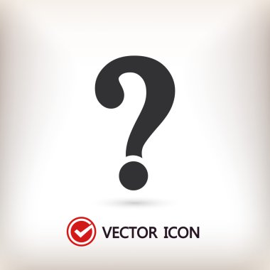 Soru işareti simgesi simgesi