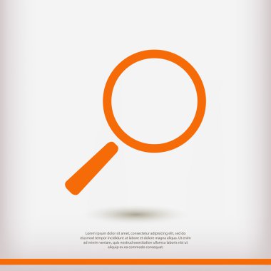 Arama düz tasarım simgesi