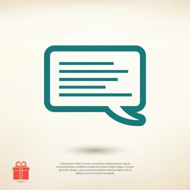 Düz tasarım Simge iletişim