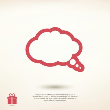 komik konuşma kabarcıklar simgesi