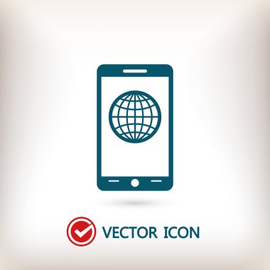 Mobil akıllı telefon simgesi