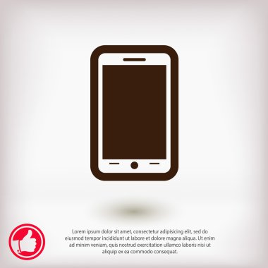 Mobil akıllı telefon simgesi