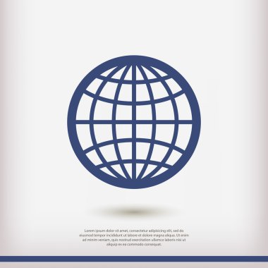 Küre simgesi tasarım