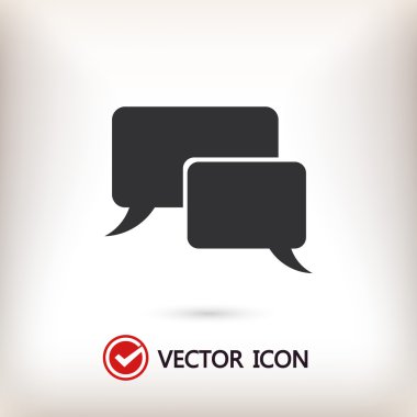 konuşma balonları simgesi