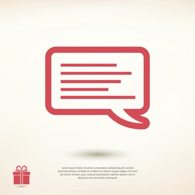 Düz tasarım Simge iletişim