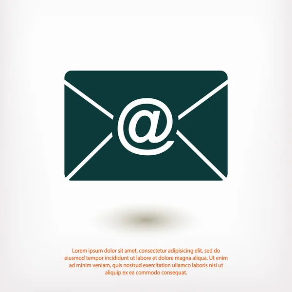 Pictogram envelop post — Stockvector