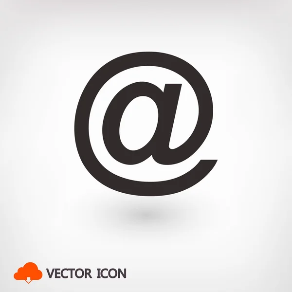 Icono de Internet por correo electrónico — Vector de stock