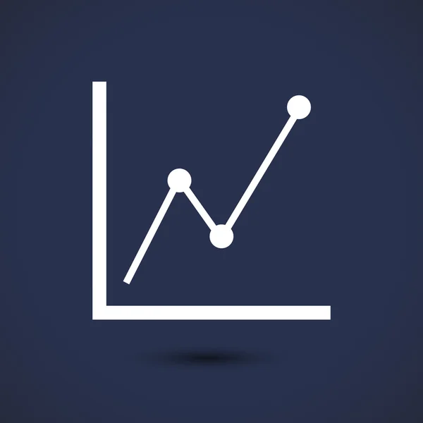 Infográfico, ícone gráfico — Vetor de Stock