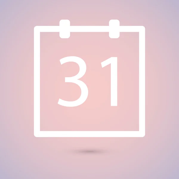 Kalender-Icon-Design — Stockvektor