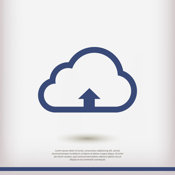 Значок загрузки облаков
