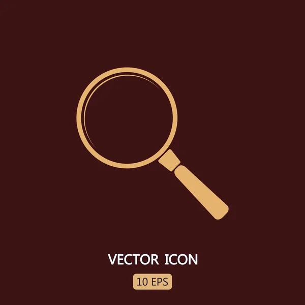 Search flat design icon — Stock Vector