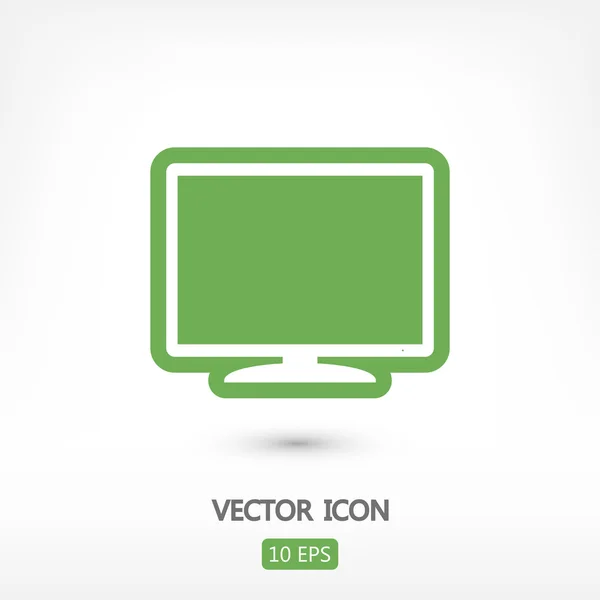 Monitor ikon illustration. — Stock vektor