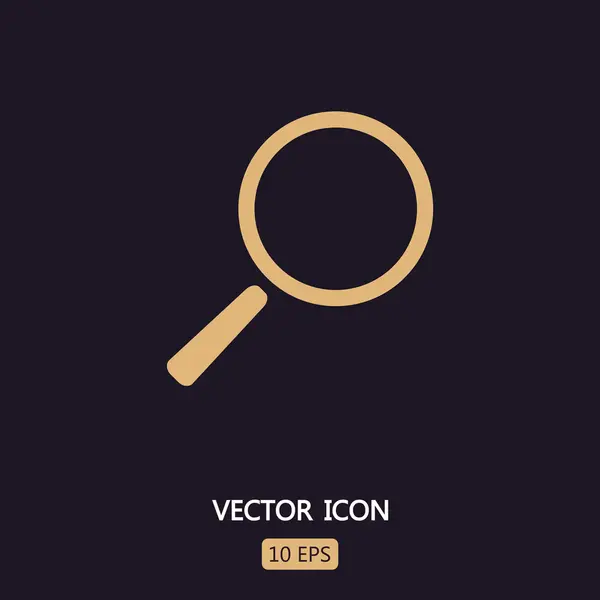 Rechercher icône design plat — Image vectorielle