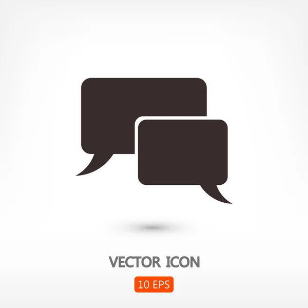 Speech bubbles icon — Stock Vector