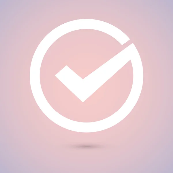 Tick icon design — Stock Vector
