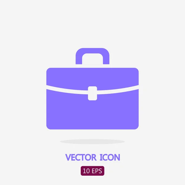 Maletín icono de diseño plano — Vector de stock