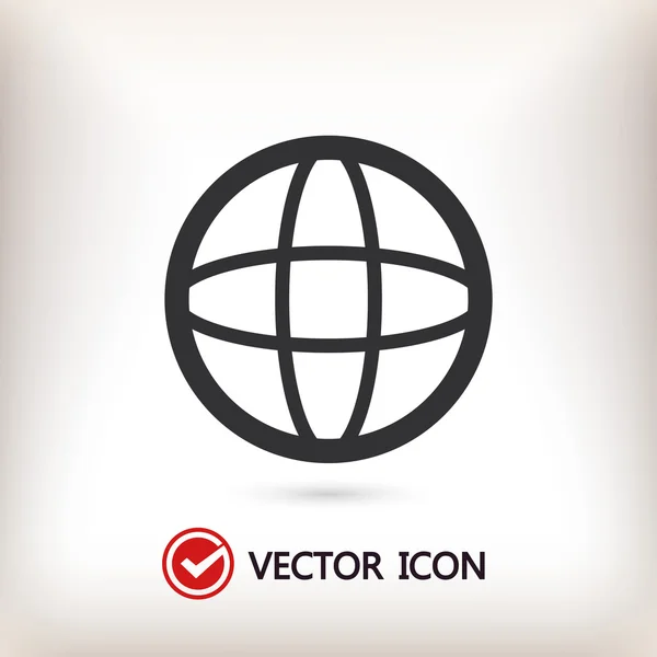 Desain Globe Icon - Stok Vektor