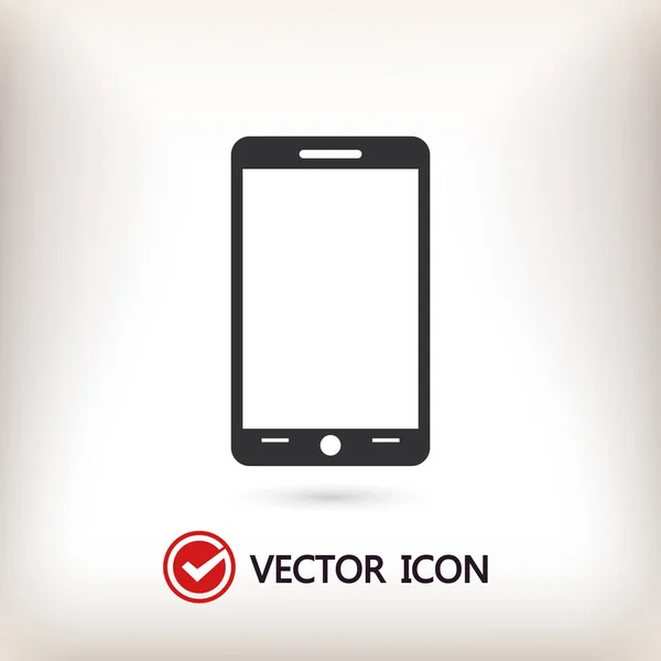 Mobilní smartphone ikona — Stockový vektor