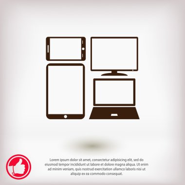 elektronik cihazların bir dizi