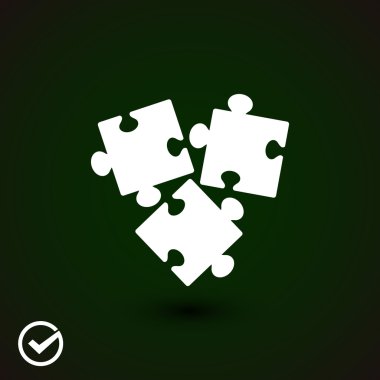 puzzle parçaları simgesi