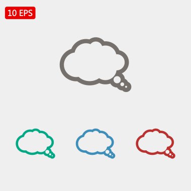 komik konuşma kabarcıklar simgesi