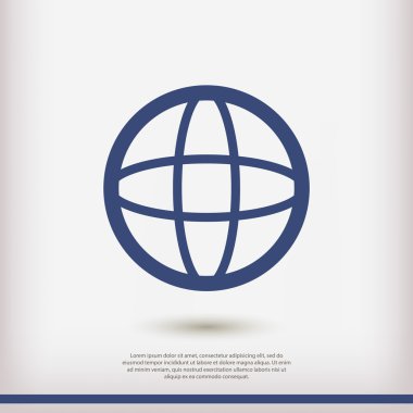 Küre simgesi tasarım